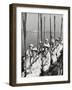 Oakland Women's Rowing Club Comprised of 10 Grandmothers at Lake Merritt Boathouse for Practice-Charles E^ Steinheimer-Framed Photographic Print