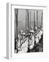 Oakland Women's Rowing Club Comprised of 10 Grandmothers at Lake Merritt Boathouse for Practice-Charles E^ Steinheimer-Framed Photographic Print