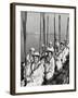 Oakland Women's Rowing Club Comprised of 10 Grandmothers at Lake Merritt Boathouse for Practice-Charles E^ Steinheimer-Framed Photographic Print