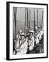 Oakland Women's Rowing Club Comprised of 10 Grandmothers at Lake Merritt Boathouse for Practice-Charles E^ Steinheimer-Framed Photographic Print