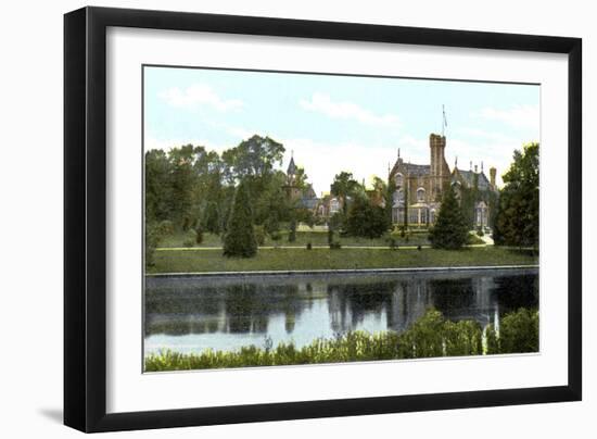 Oakley Court, Near Bray, Berkshire, 20th Century-null-Framed Giclee Print