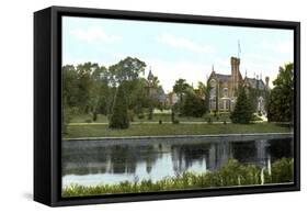 Oakley Court, Near Bray, Berkshire, 20th Century-null-Framed Stretched Canvas