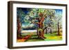 Oaks along the Bayou-Diane Millsap-Framed Art Print