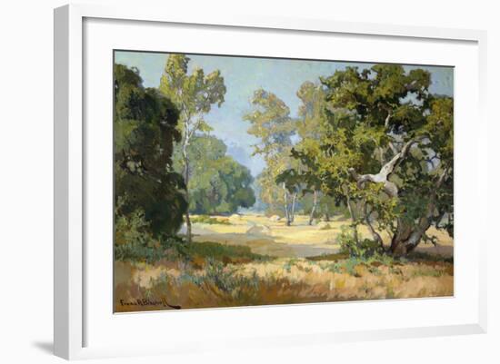 Oaks and Sycamores-Franz Bischoff-Framed Art Print