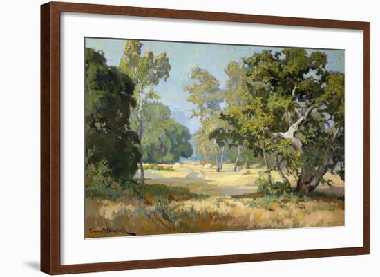 Oaks and Sycamores-Franz Bischoff-Framed Art Print