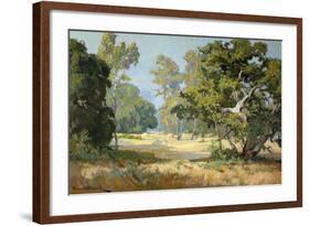 Oaks and Sycamores-Franz Bischoff-Framed Art Print