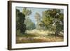 Oaks and Sycamores-Franz Bischoff-Framed Art Print