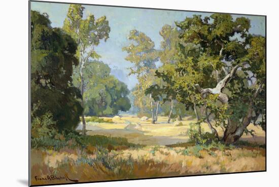 Oaks and Sycamores-Franz Bischoff-Mounted Art Print
