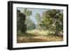 Oaks and Sycamores-Franz Bischoff-Framed Art Print