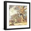 Oaks-Eugen Bracht-Framed Art Print