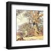 Oaks-Eugen Bracht-Framed Art Print