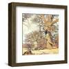 Oaks-Eugen Bracht-Framed Art Print