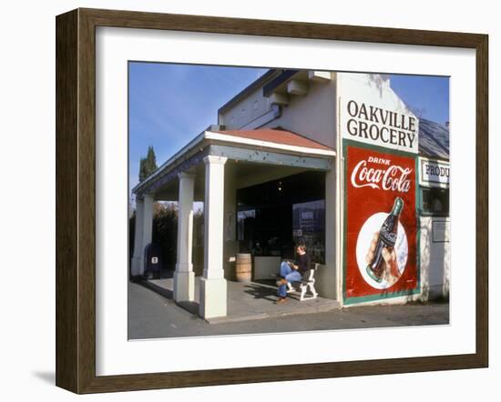 Oakville Grocery, Oakville, Napa Valley, California, USA-Janis Miglavs-Framed Premium Photographic Print