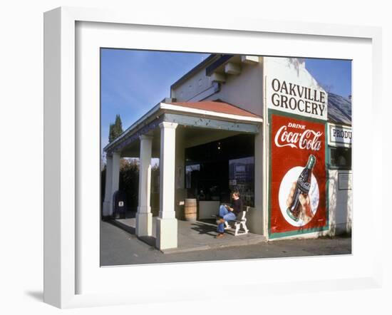 Oakville Grocery, Oakville, Napa Valley, California, USA-Janis Miglavs-Framed Premium Photographic Print