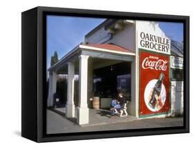 Oakville Grocery, Oakville, Napa Valley, California, USA-Janis Miglavs-Framed Stretched Canvas