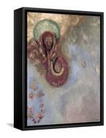 Oannes-Odilon Redon-Framed Stretched Canvas