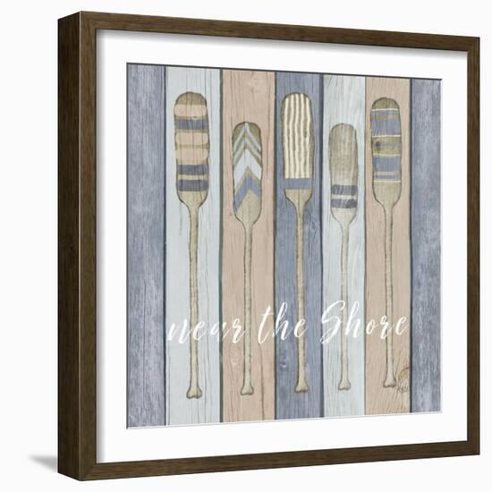 Oars Near the Shore-Andi Metz-Framed Art Print