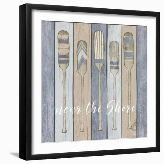 Oars Near the Shore-Andi Metz-Framed Art Print