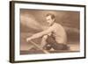 Oarsman Ned Hanlon-null-Framed Art Print