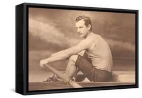 Oarsman Ned Hanlon-null-Framed Stretched Canvas