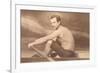 Oarsman Ned Hanlon-null-Framed Premium Giclee Print