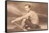 Oarsman Ned Hanlon-null-Framed Stretched Canvas