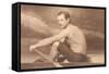 Oarsman Ned Hanlon-null-Framed Stretched Canvas