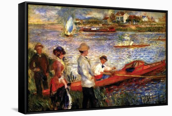 Oarsman of Chatou-Pierre-Auguste Renoir-Framed Stretched Canvas