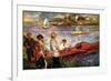 Oarsman of Chatou-Pierre-Auguste Renoir-Framed Premium Giclee Print