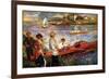 Oarsman of Chatou-Pierre-Auguste Renoir-Framed Premium Giclee Print