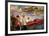 Oarsman of Chatou-Pierre-Auguste Renoir-Framed Premium Giclee Print