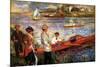 Oarsman of Chatou-Pierre-Auguste Renoir-Mounted Premium Giclee Print