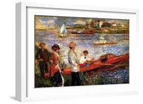 Oarsman of Chatou-Pierre-Auguste Renoir-Framed Art Print