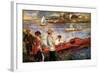 Oarsman of Chatou-Pierre-Auguste Renoir-Framed Art Print