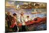 Oarsman of Chatou-Pierre-Auguste Renoir-Mounted Art Print