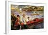 Oarsman of Chatou-Pierre-Auguste Renoir-Framed Art Print