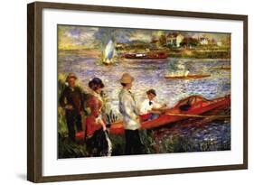 Oarsman of Chatou-Pierre-Auguste Renoir-Framed Art Print