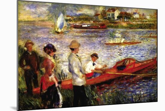 Oarsman of Chatou-Pierre-Auguste Renoir-Mounted Art Print