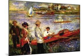 Oarsman of Chatou-Pierre-Auguste Renoir-Mounted Art Print