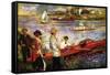 Oarsman of Chatou-Pierre-Auguste Renoir-Framed Stretched Canvas