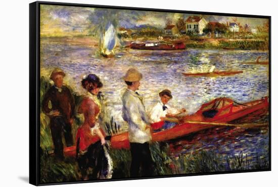 Oarsman of Chatou-Pierre-Auguste Renoir-Framed Stretched Canvas