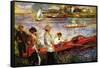 Oarsman of Chatou-Pierre-Auguste Renoir-Framed Stretched Canvas