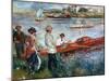 Oarsmen At Chatou, 1879-Pierre-Auguste Renoir-Mounted Giclee Print