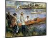 Oarsmen at Chatou-Pierre-Auguste Renoir-Mounted Art Print