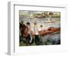 Oarsmen at Chatou-Pierre-Auguste Renoir-Framed Giclee Print