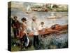 Oarsmen at Chatou-Pierre-Auguste Renoir-Stretched Canvas