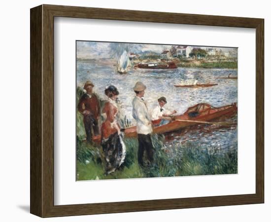 Oarsmen at Chatou-Pierre-Auguste Renoir-Framed Art Print