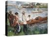Oarsmen at Chatou-Pierre-Auguste Renoir-Stretched Canvas