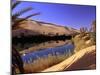 Oasis at Um Al Ma salt lake, Sahara desert, Ubari, Libya-Frans Lemmens-Mounted Photographic Print