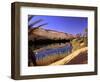 Oasis at Um Al Ma salt lake, Sahara desert, Ubari, Libya-Frans Lemmens-Framed Photographic Print